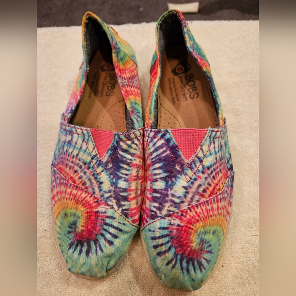 BOBS from Skechers Red and Pink Flats